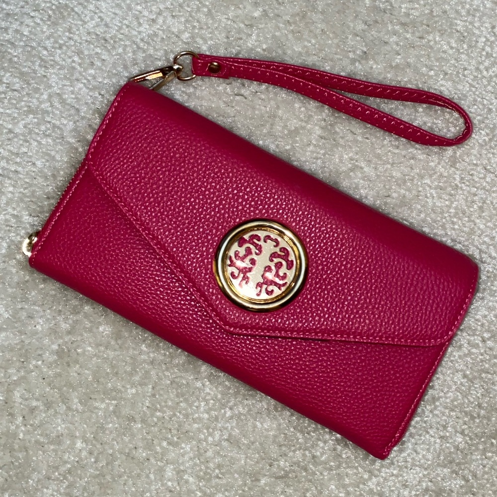 Large Pink Wristlet NWOT